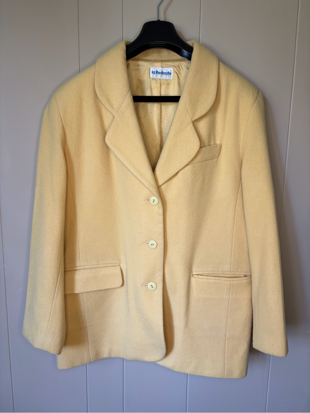Butter Yellow Blazer Jacket | 90’s Vintage